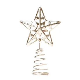 11cm Double Star Tree Topper Gold