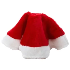 15" Plush Red And White Tree Skirt