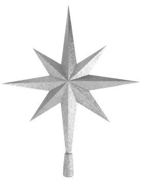 16" Silver Star Tree Topper