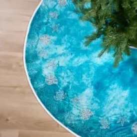 66" Coastal Blue Tree Skirt