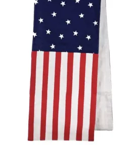 American Stars and Stripes table runner 13” x 72”