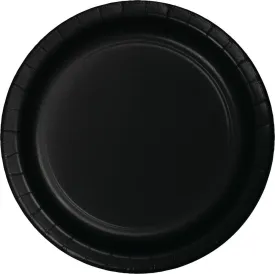 Black Paper Plates (24/Pkg)