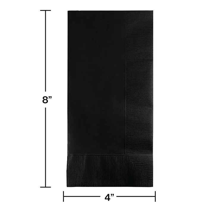 Bulk Black Velvet 2 Ply Dinner Napkins (600 per Case)