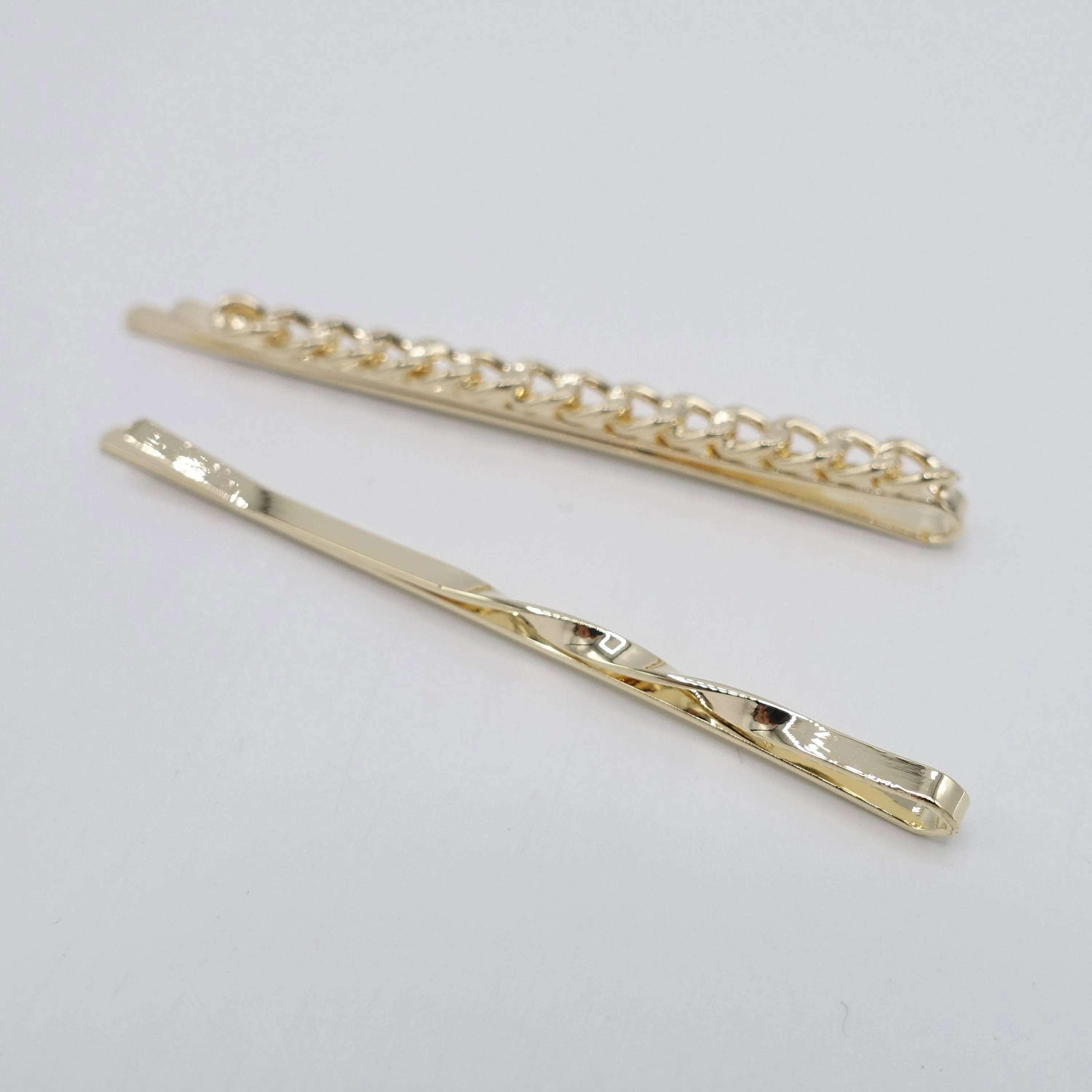 chain hair clip set