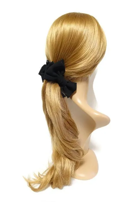 Chiffon Black hair Bow Series Bow claw,Bow barrette,Bow banana clip