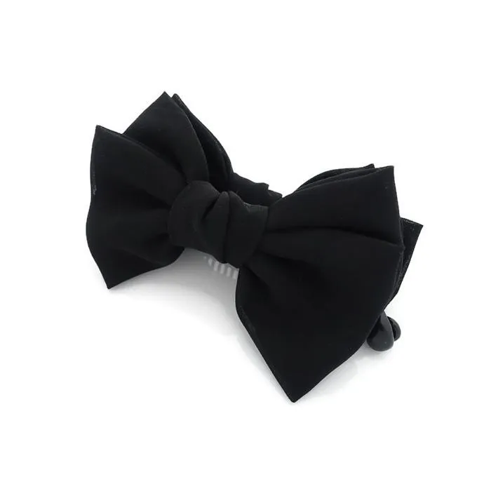 Chiffon Black hair Bow Series Bow claw,Bow barrette,Bow banana clip