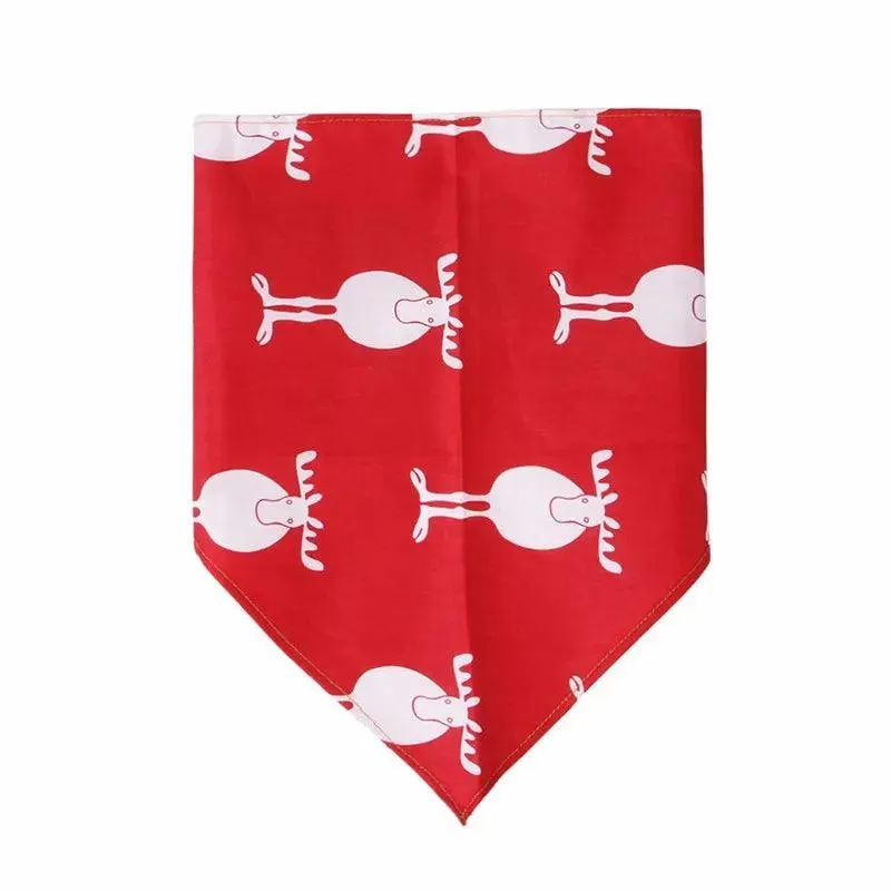 Christmas Dog Bandanas Pet Fashion Towel