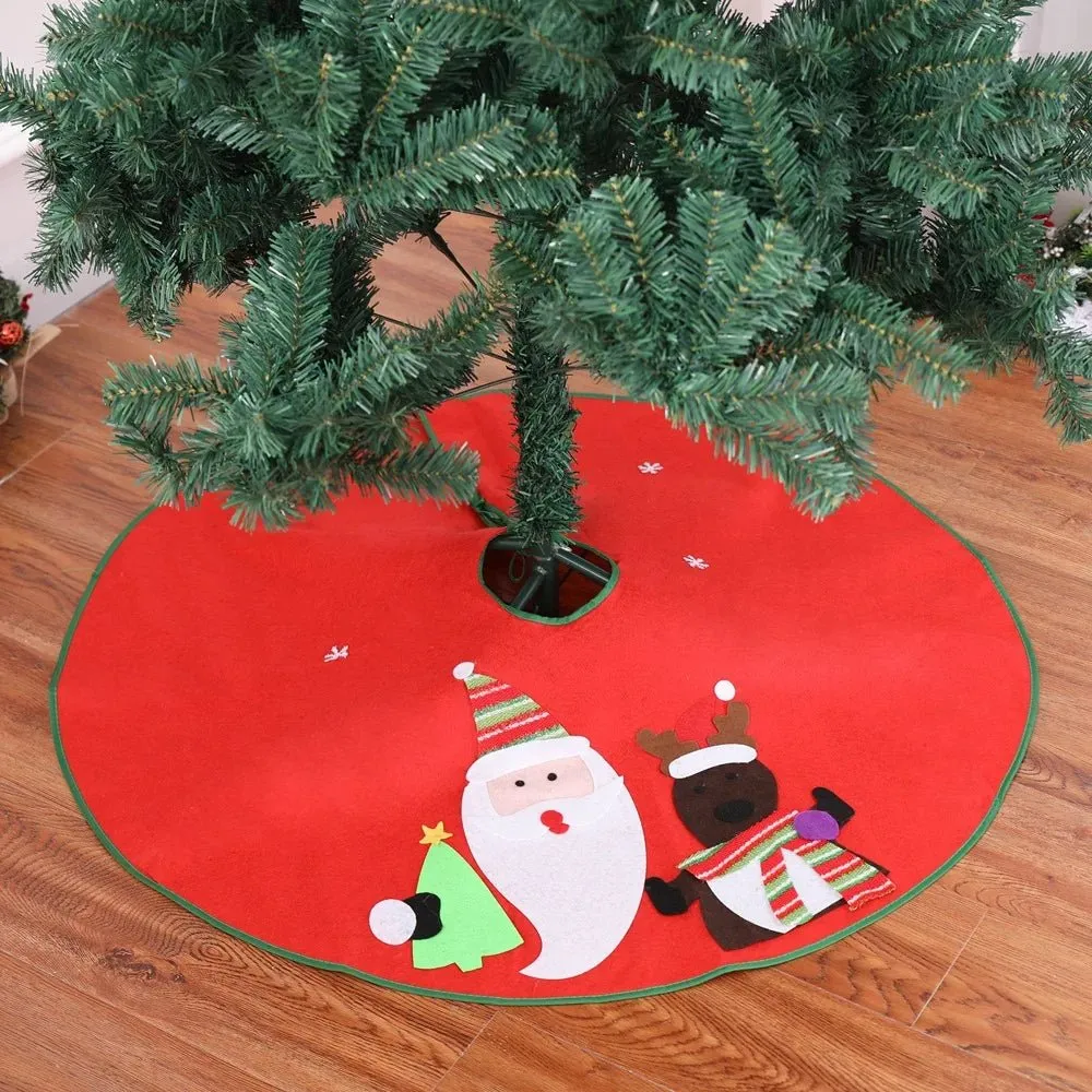 Christmas Tree Skirt Home Decor - Mats for Indoor and Outdoor Decoration