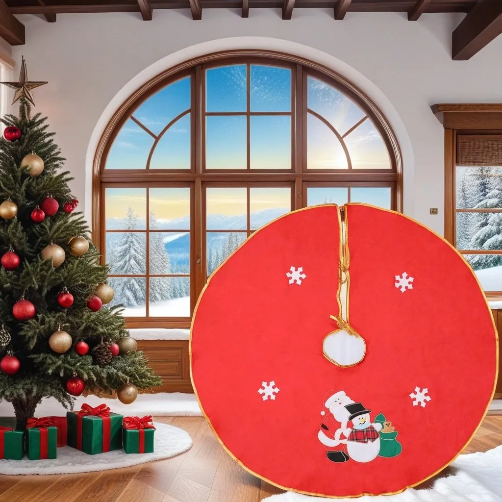 Christmas Tree Skirt Home Decor - Mats for Indoor and Outdoor Decoration