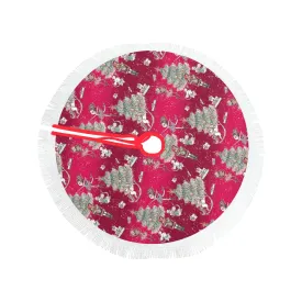 Christmas Tree Skirt Red Christmas