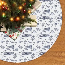 Elegant Nutcracker Christmas Tree Skirt