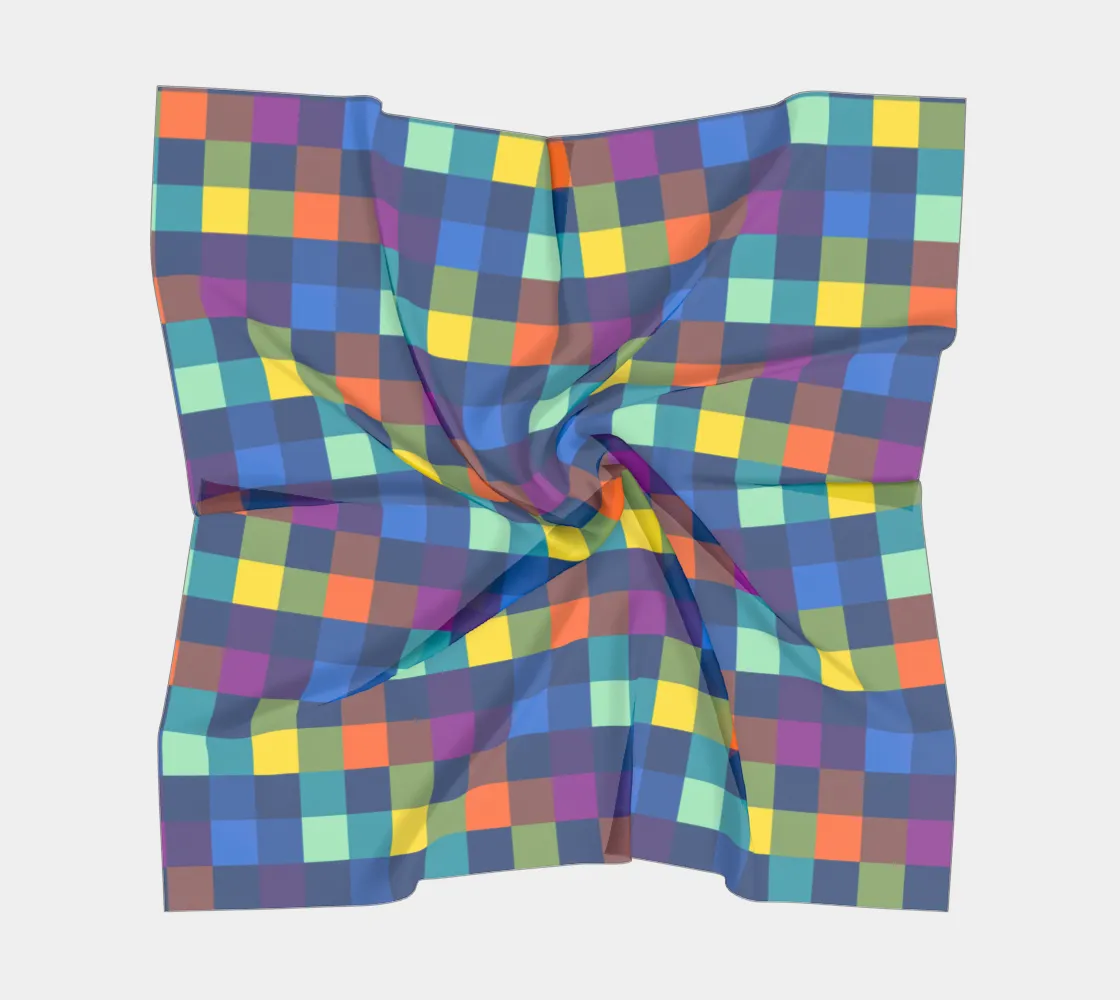 Festive Pixels Square Scarf