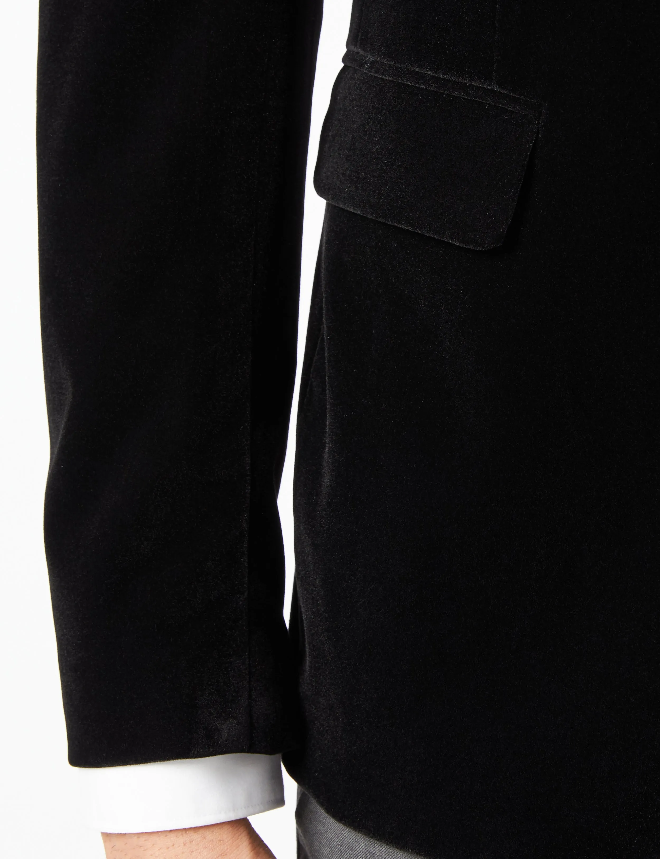 GARY- BLACK VELVET BLAZER