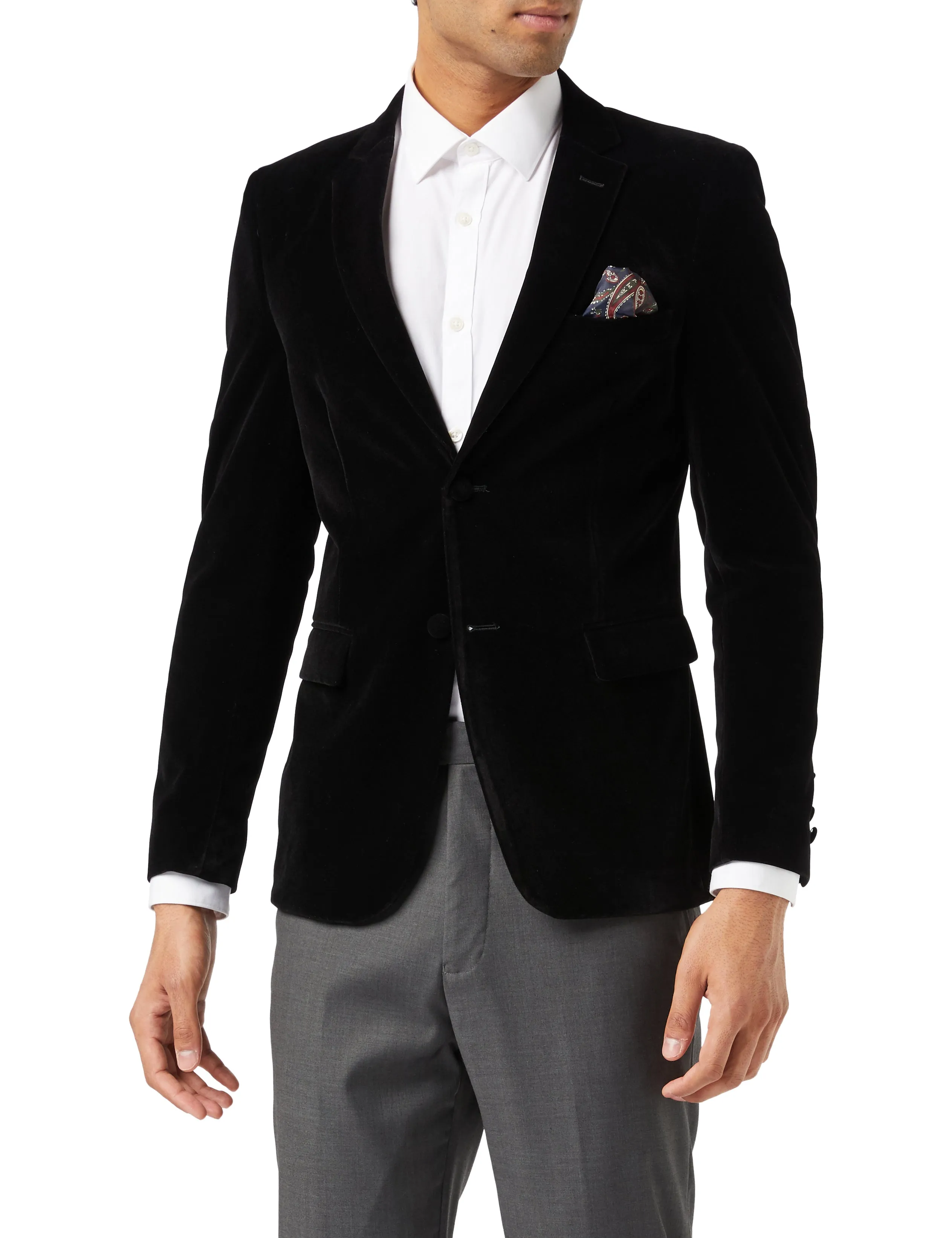 GARY- BLACK VELVET BLAZER