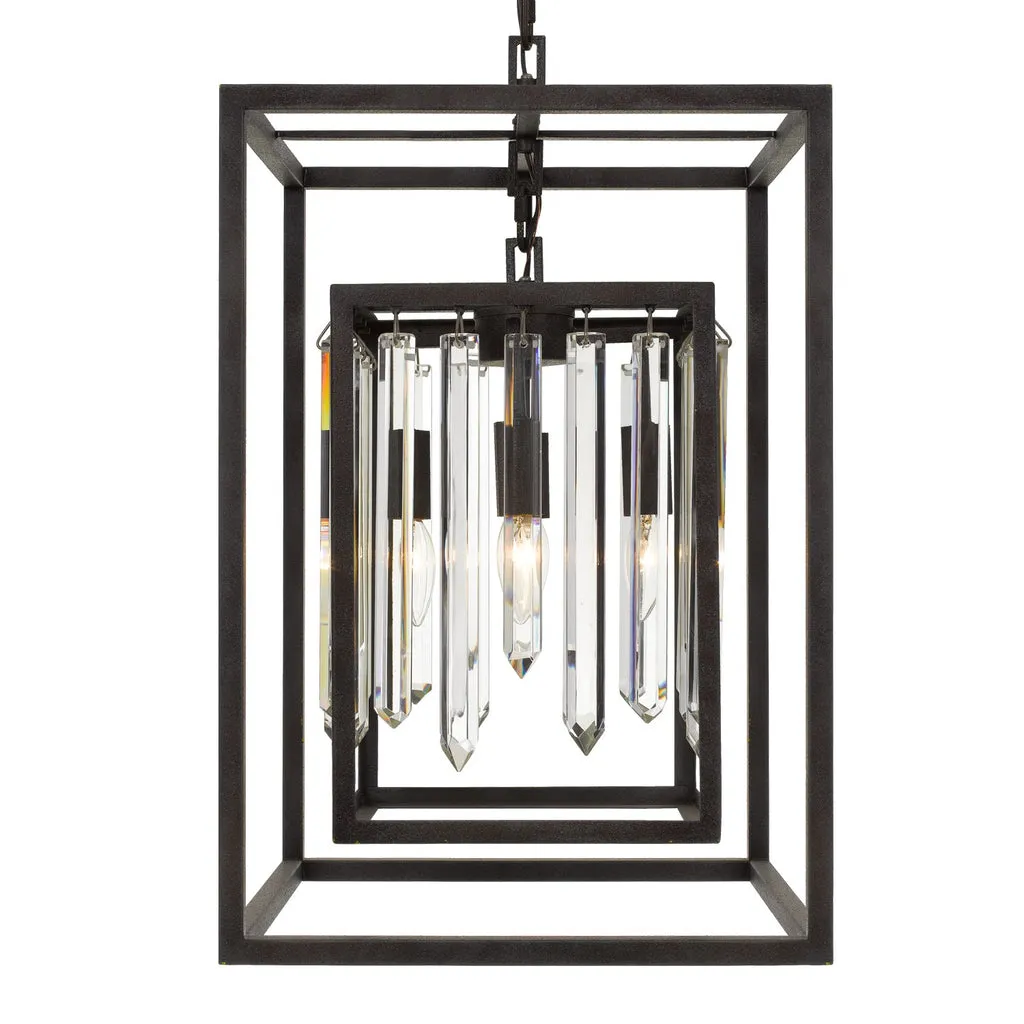 Hollis 4 Light Forged Bronze Mini Chandelier