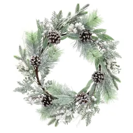 Icy Pine Berry Wreath | 55cm