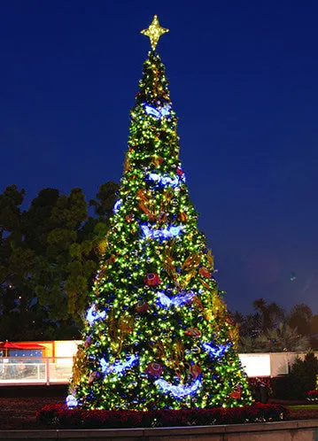 Illuminated Large Patterned Tree Top Star