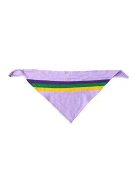 Lavender Vintage Stripe Bandana Scarf