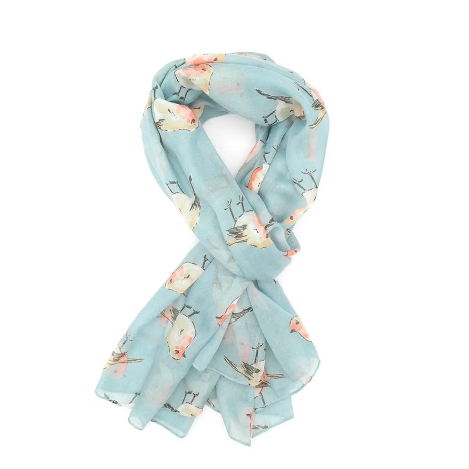 Little Robins Print Scarf