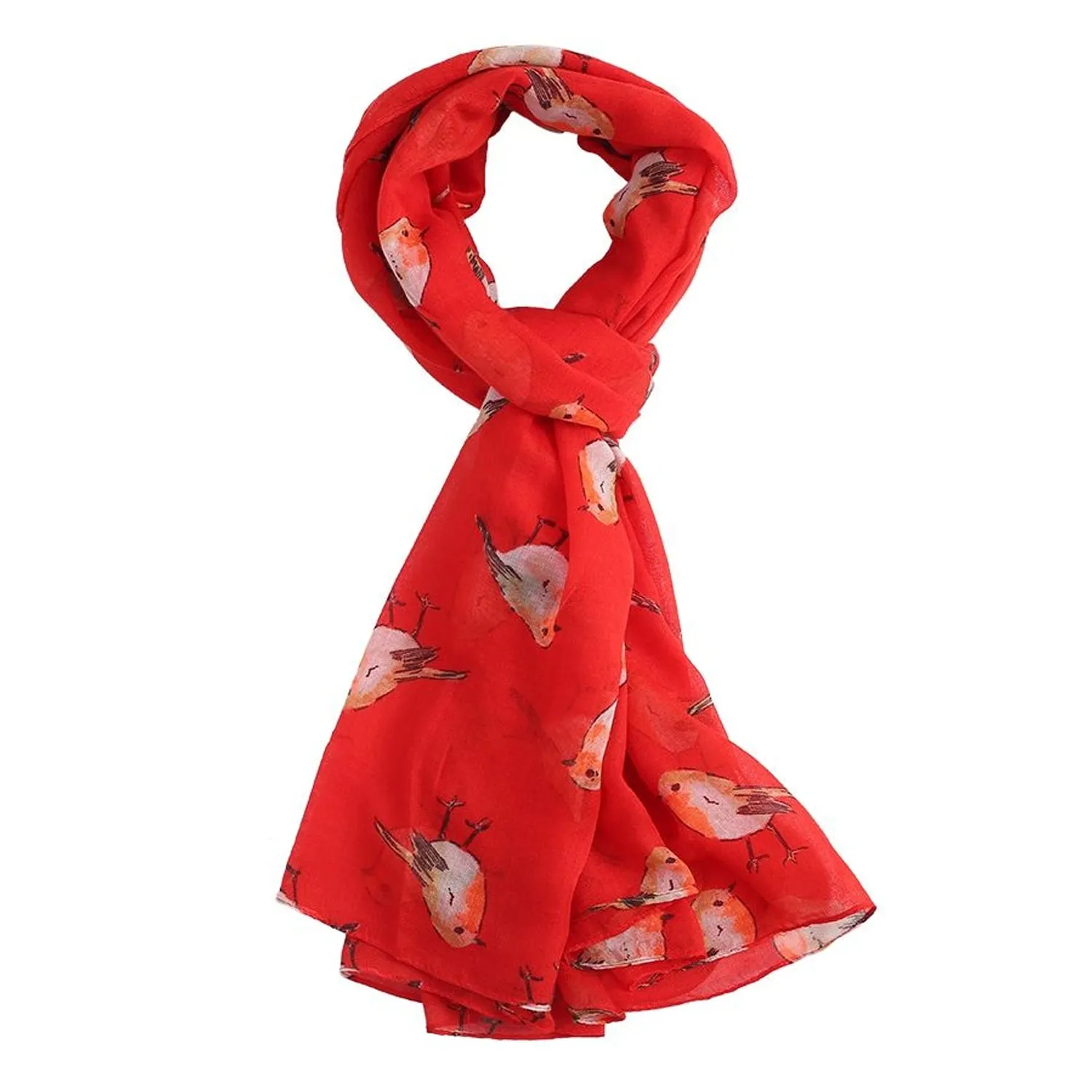 Little Robins Print Scarf