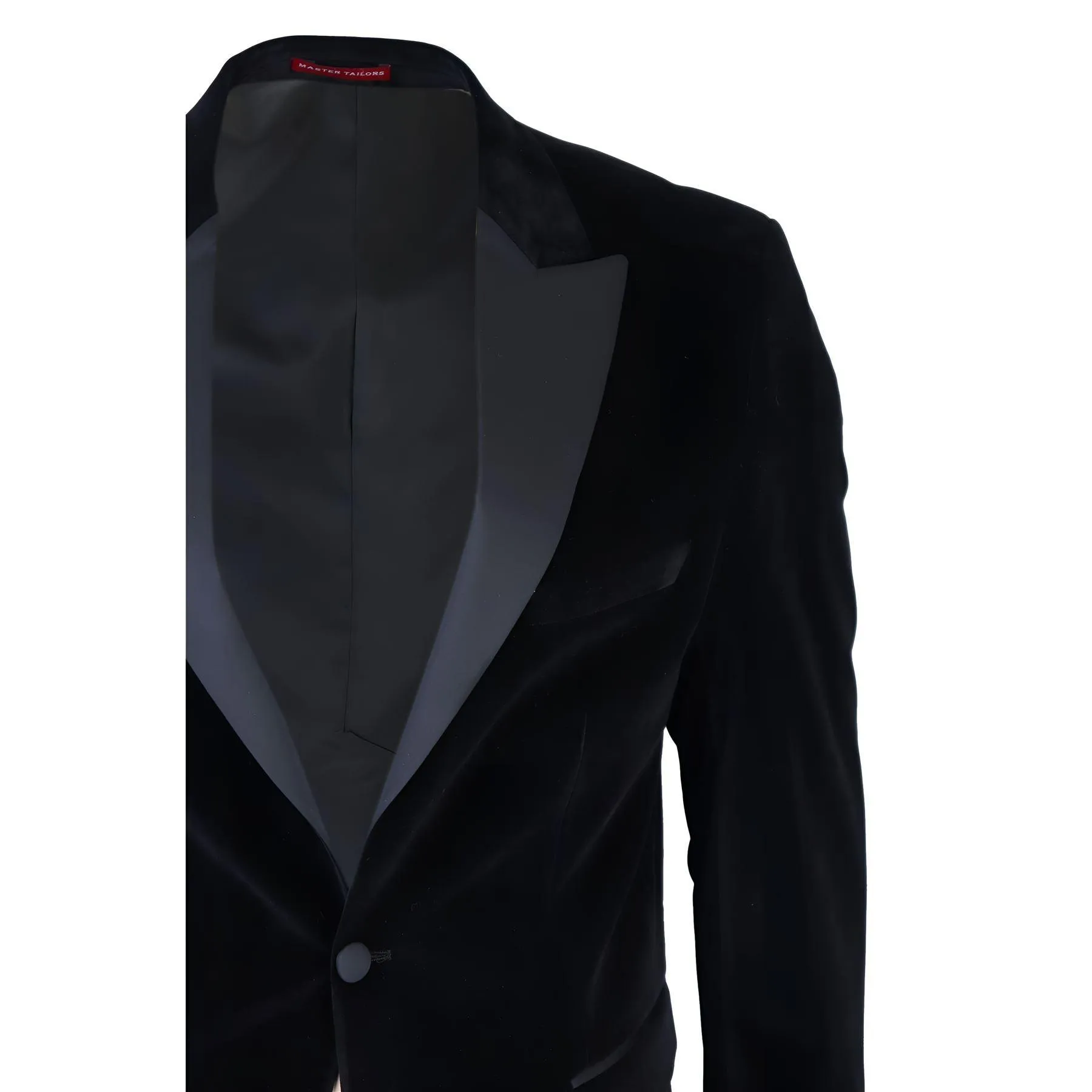 Mens Black Velvet Tuxedo Blazer Satin Peak Lapels Dinner Jacket Wedding Prom Black Tie