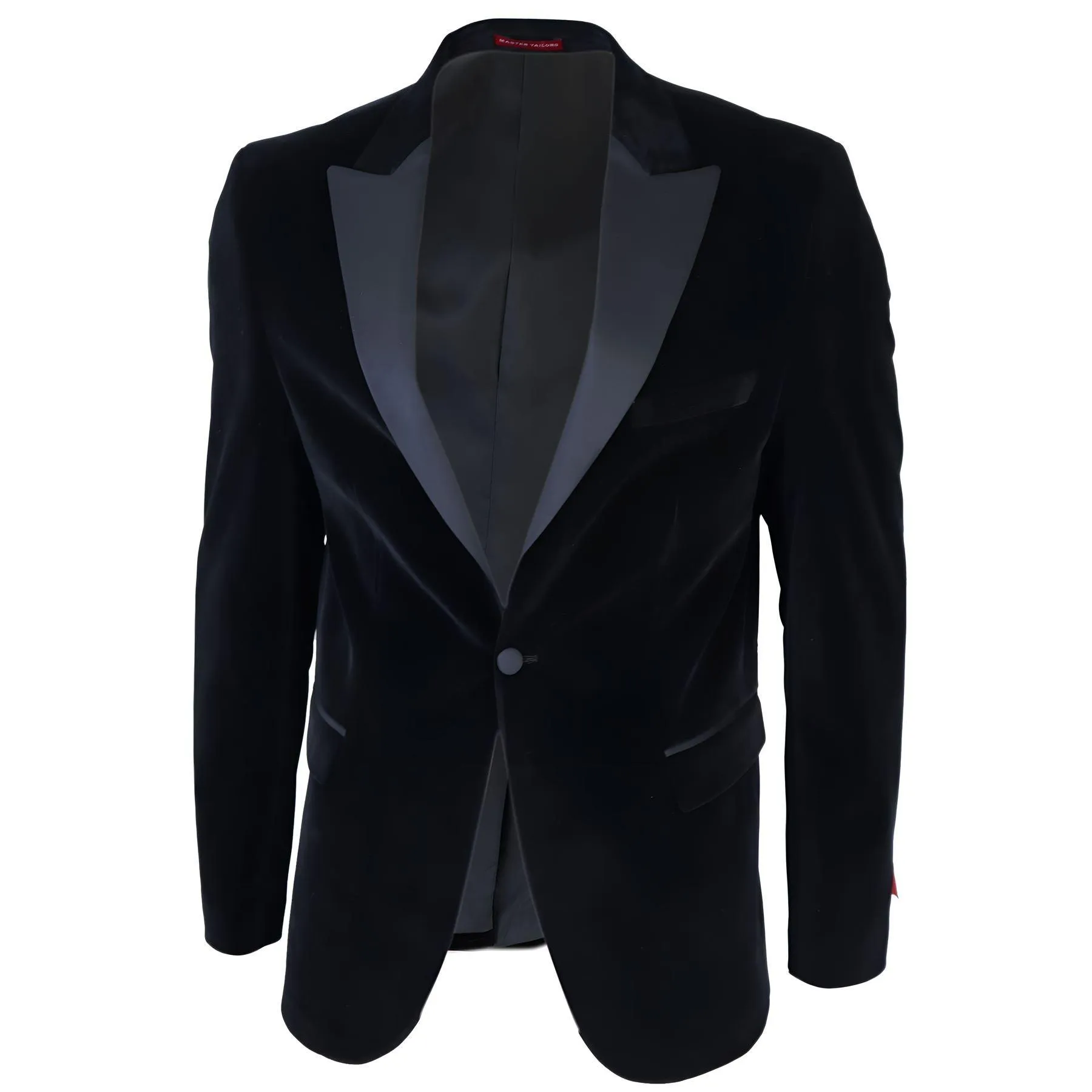 Mens Black Velvet Tuxedo Blazer Satin Peak Lapels Dinner Jacket Wedding Prom Black Tie