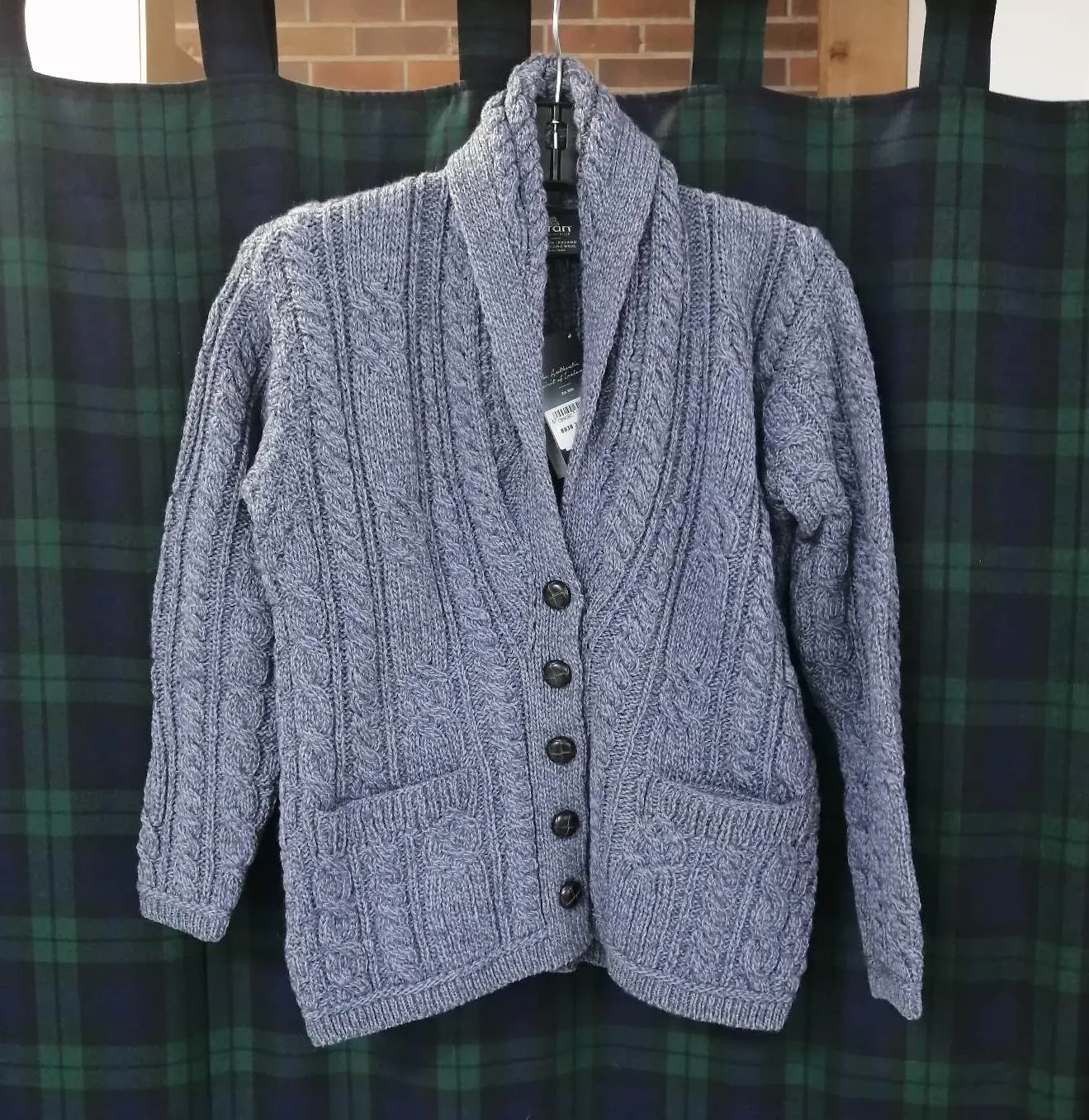 Multi Cable Shawl Cardigan