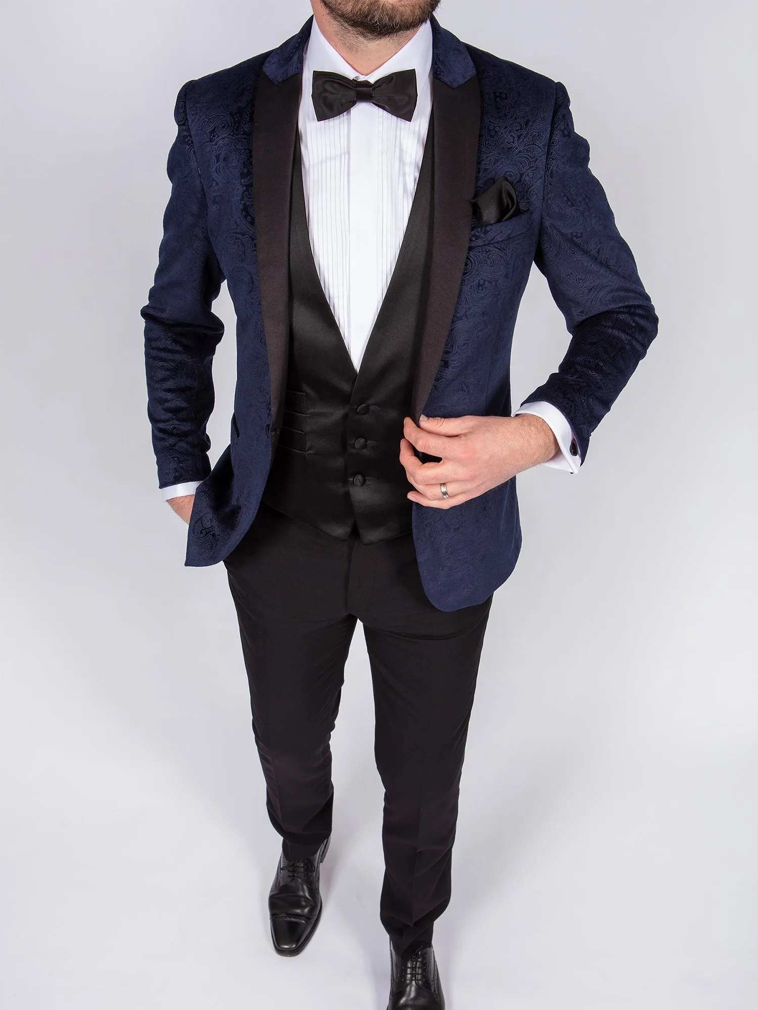 Navy Velvet Tux