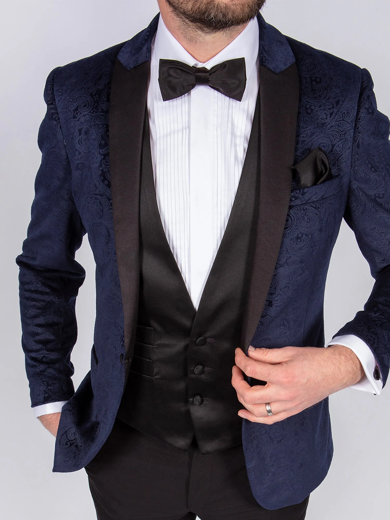 Navy Velvet Tux