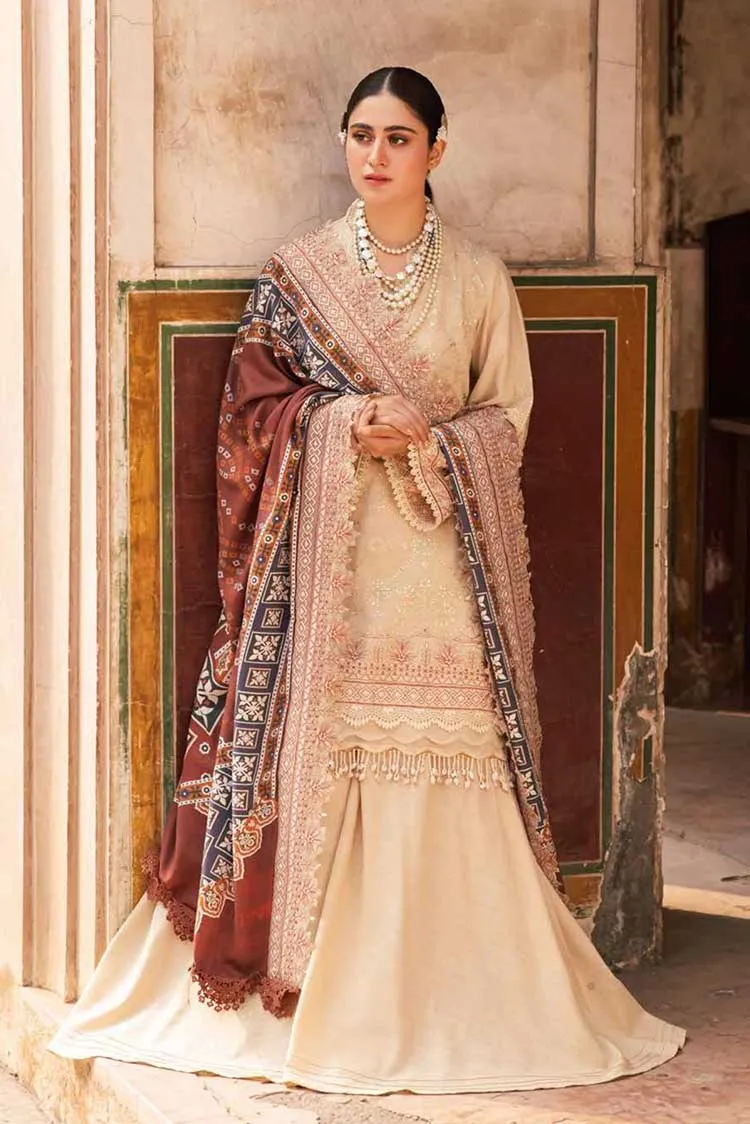 Nureh - NW 67 Maya Embroidered Embellished Khaddar Collection