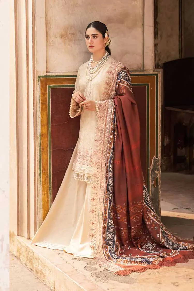 Nureh - NW 67 Maya Embroidered Embellished Khaddar Collection