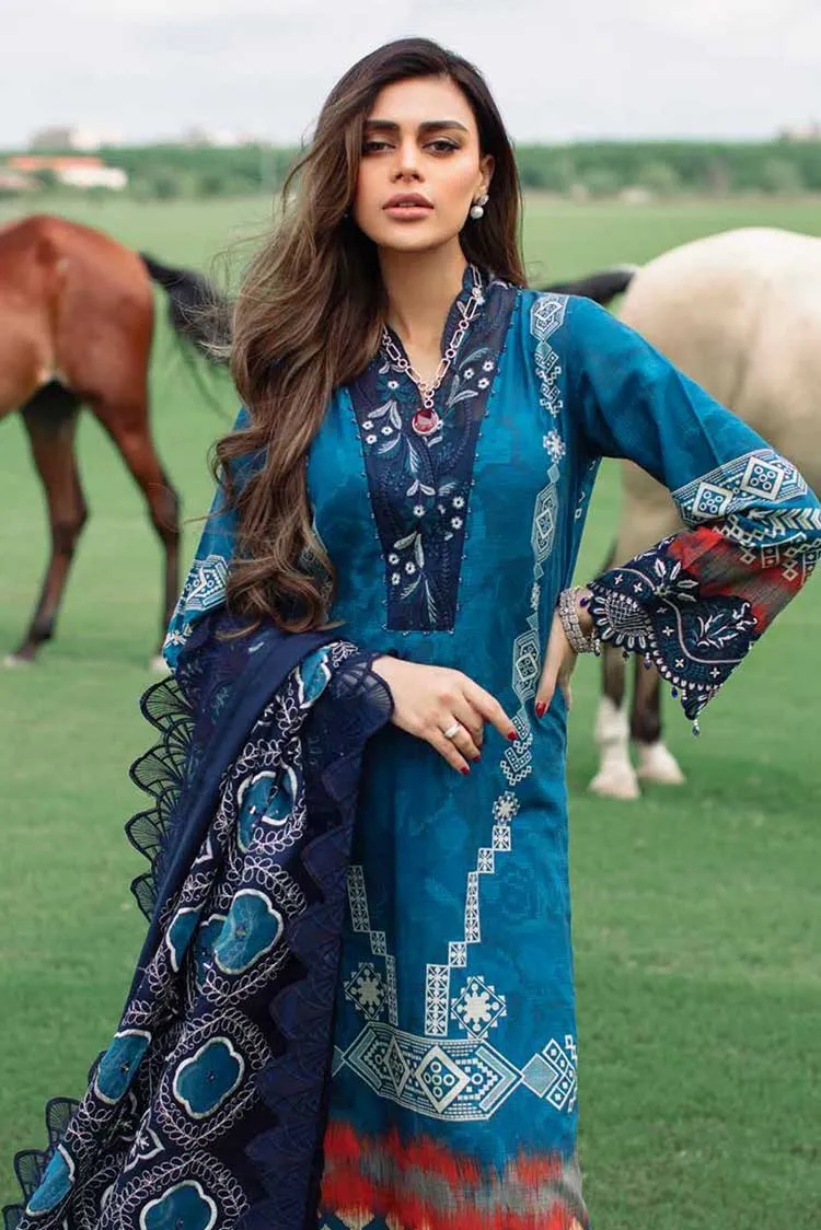 Nureh - NWE 02 Exclusive Embroidered Slub Khaddar Collection Vol 1