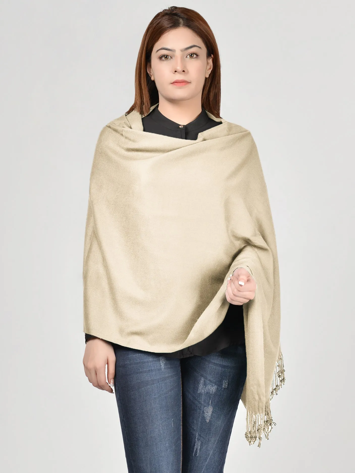 Pearl Shawl - Beige