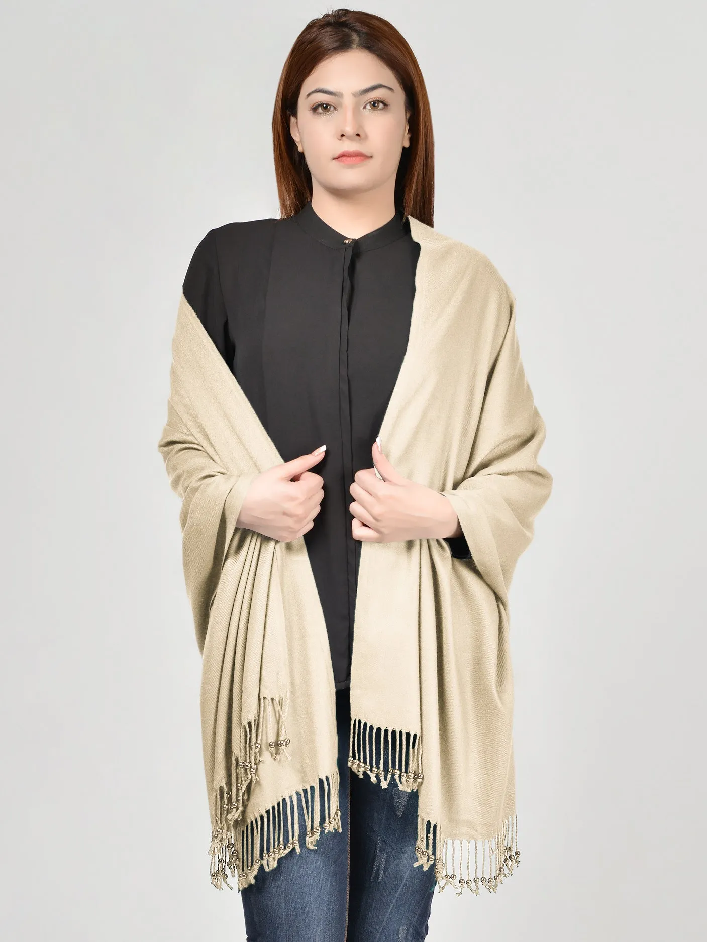 Pearl Shawl - Beige