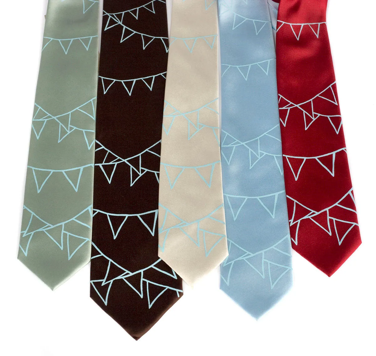 Pennant Flags Necktie, microfiber tie.