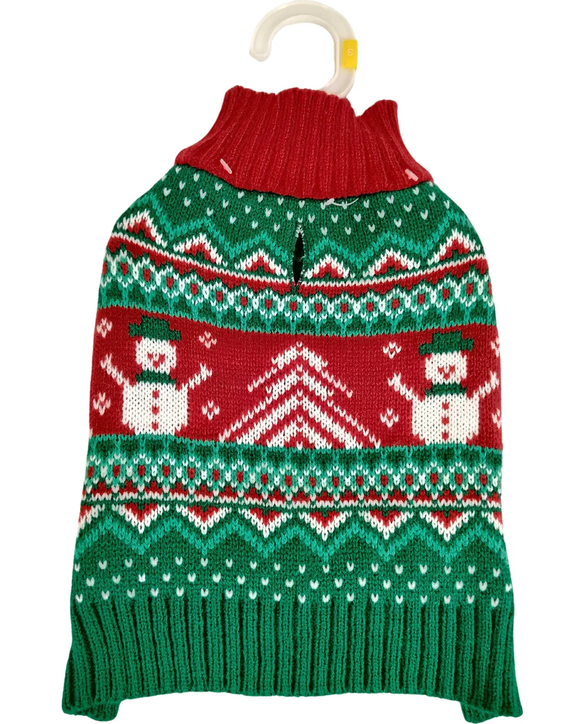 Pet Ugly Christmas Sweater - Fair Isle Snowman