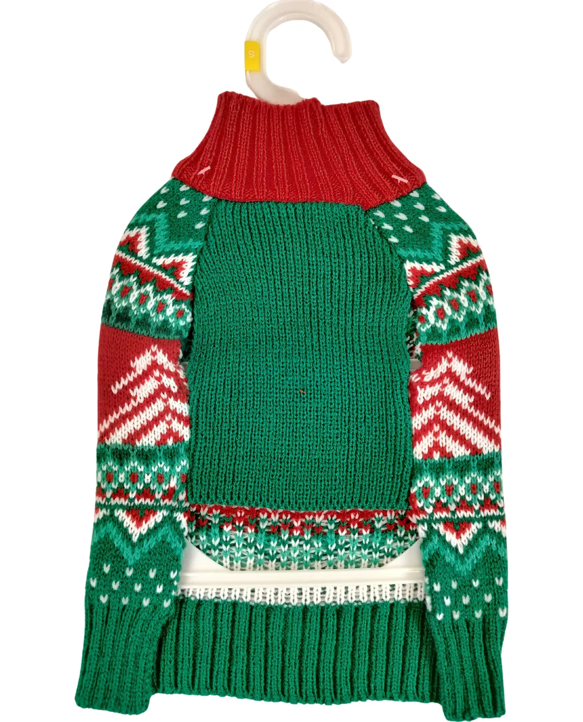 Pet Ugly Christmas Sweater - Fair Isle Snowman