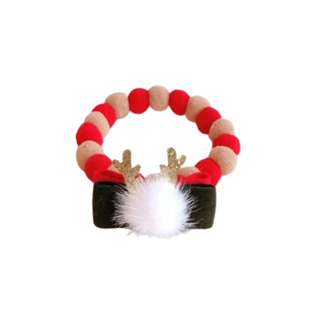 PetAffairs Christmas Theme Hairball Necklace Collar