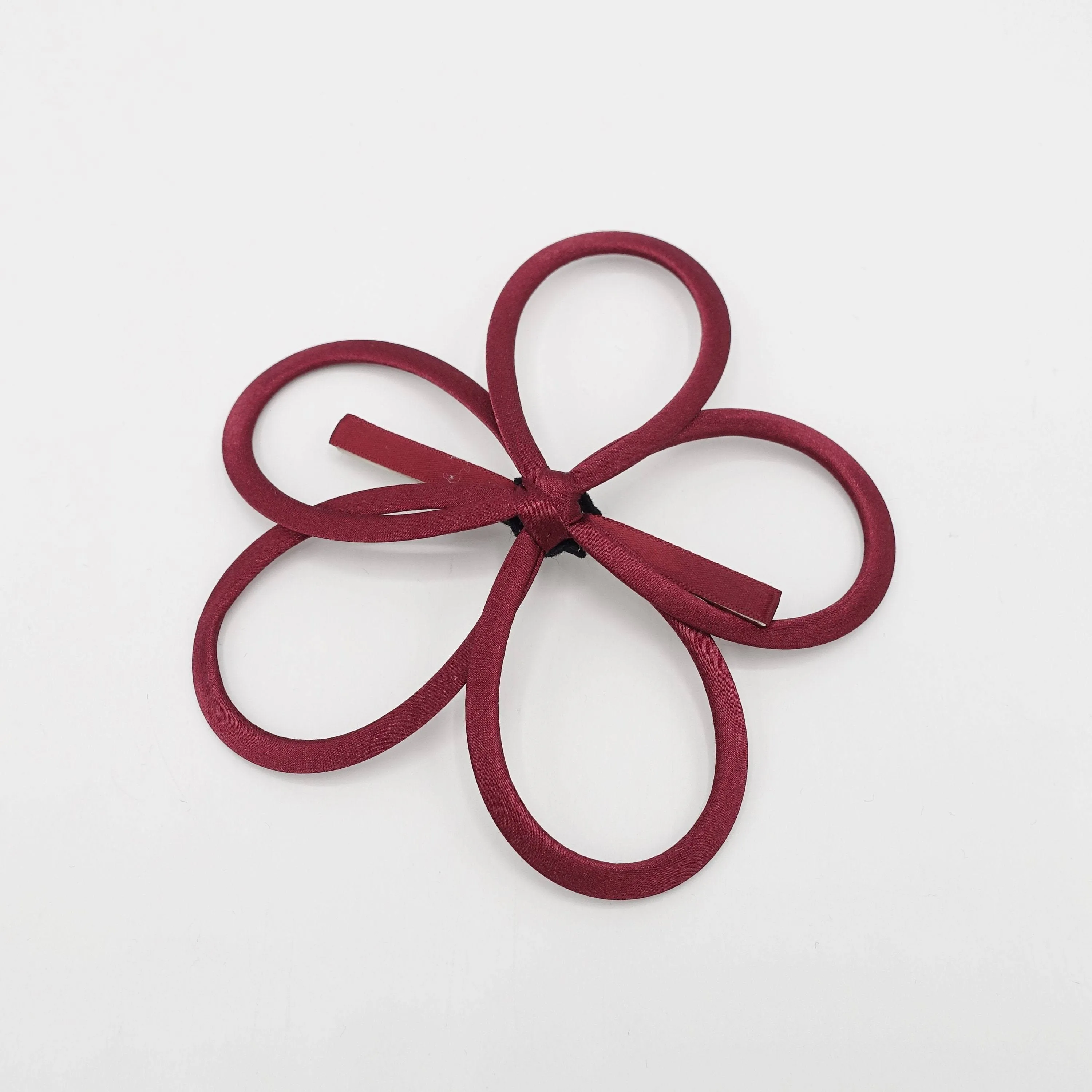 petal hair clip wired flower hair accessory for women