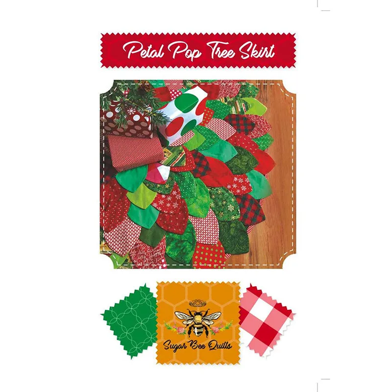 Petal Pop Tree Skirt Pattern and Template Bundle