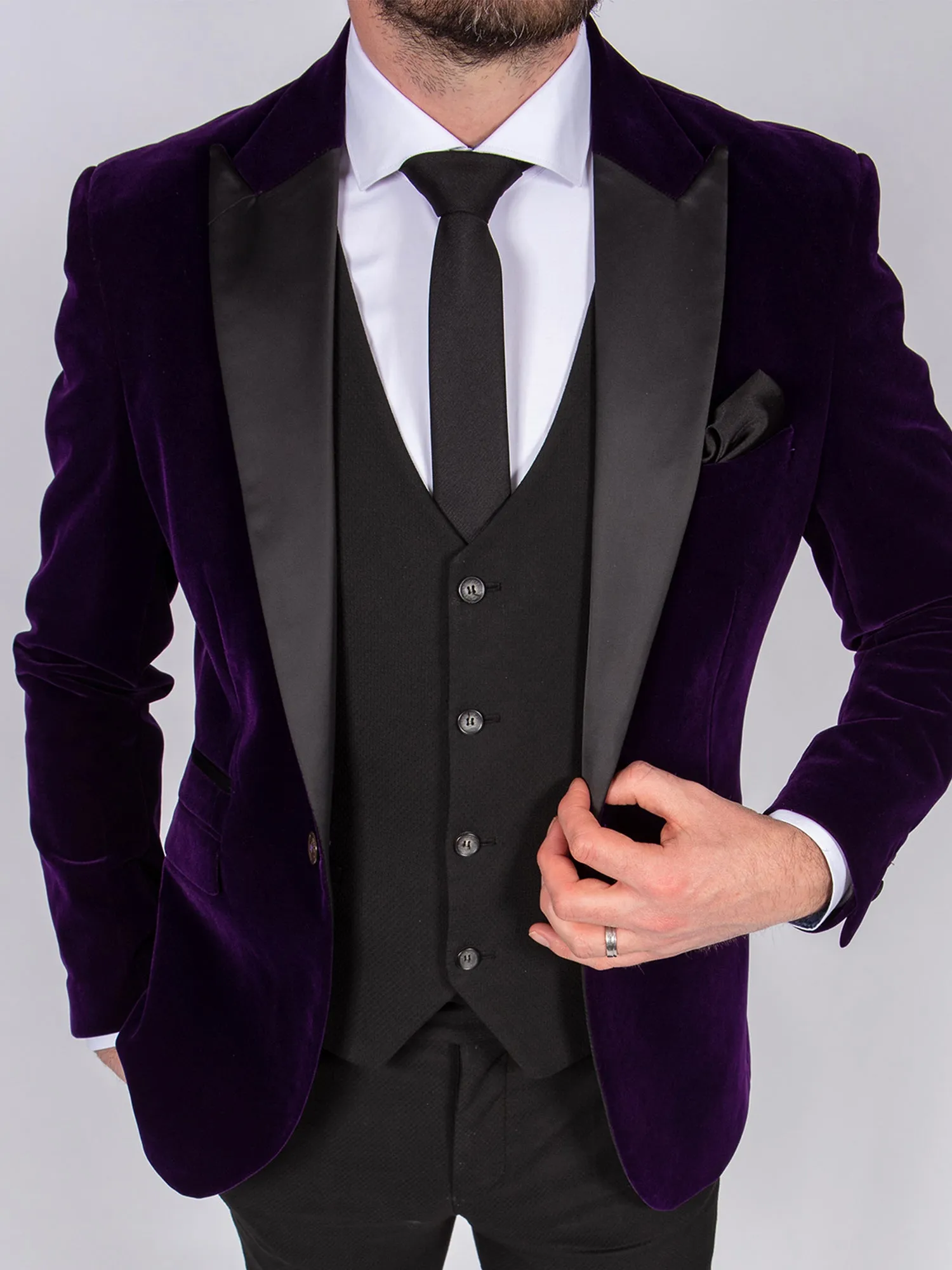 Purple Velvet Tux