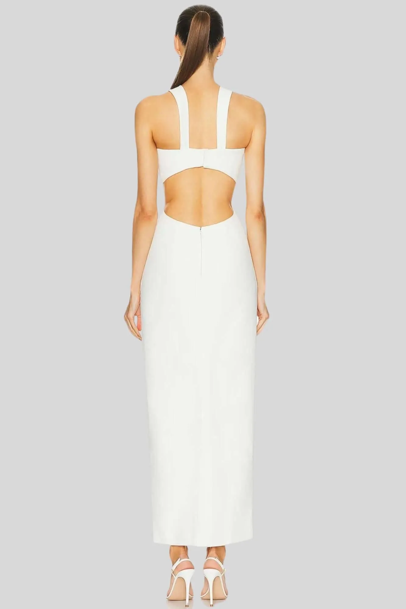 Sans Faff Elizabeth Evening Gown in White