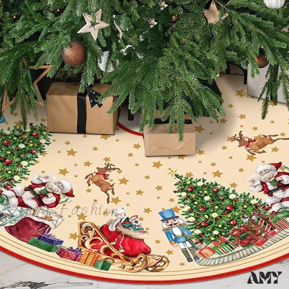 Santa Claus Gift Tree Mat - 48"