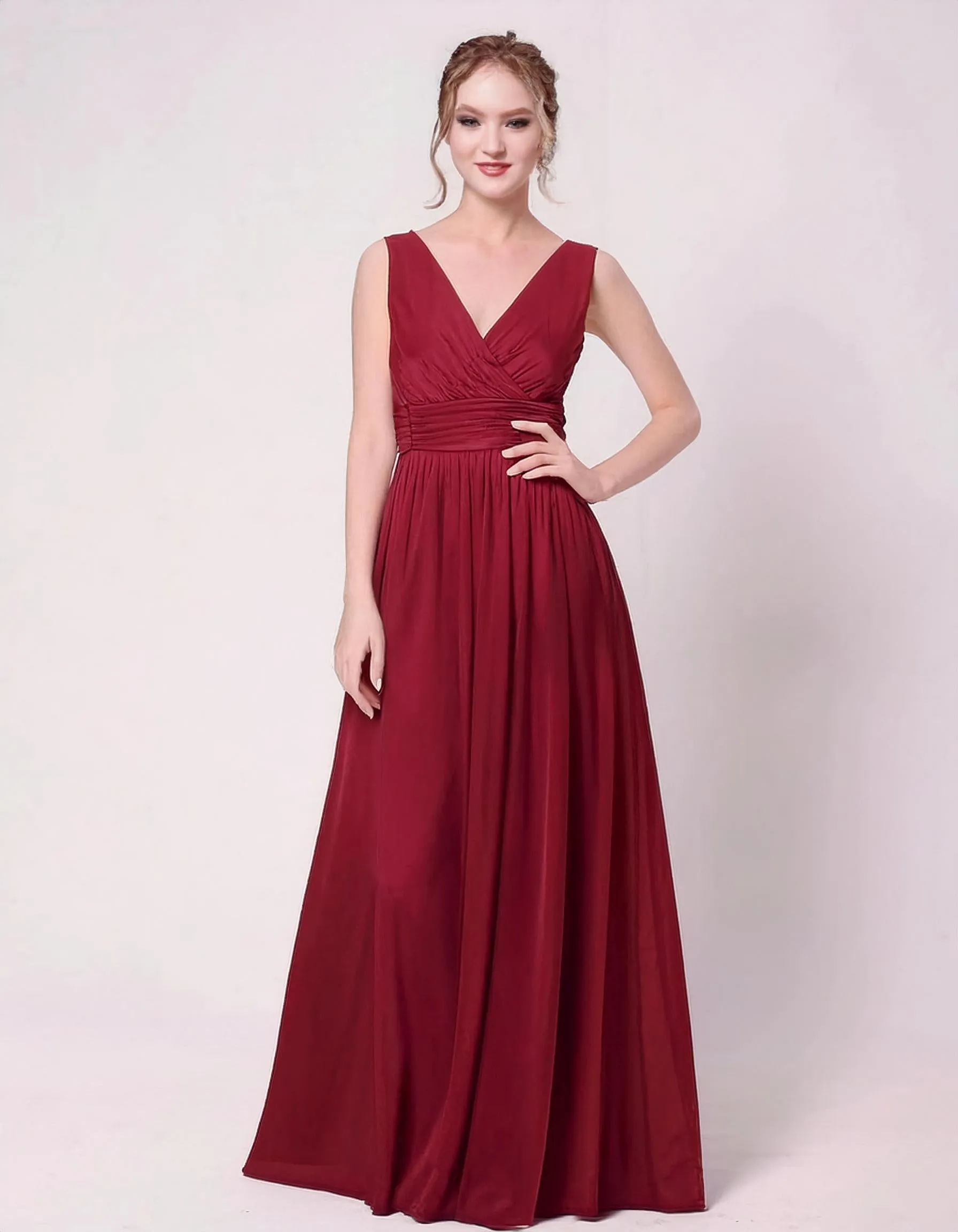 Scarlet Glamour Evening Gown