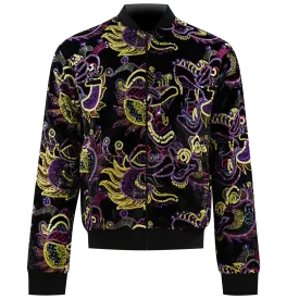 SPARKLE by KAREN CHAN x ICHO【DRAGON BOAT PARADE】Velvet Padded Bomber Jacket