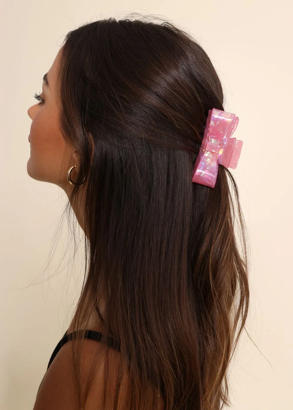 Tabitha Resin Bow Clip