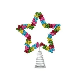 Tree Topper Metal Star Multi 26cm