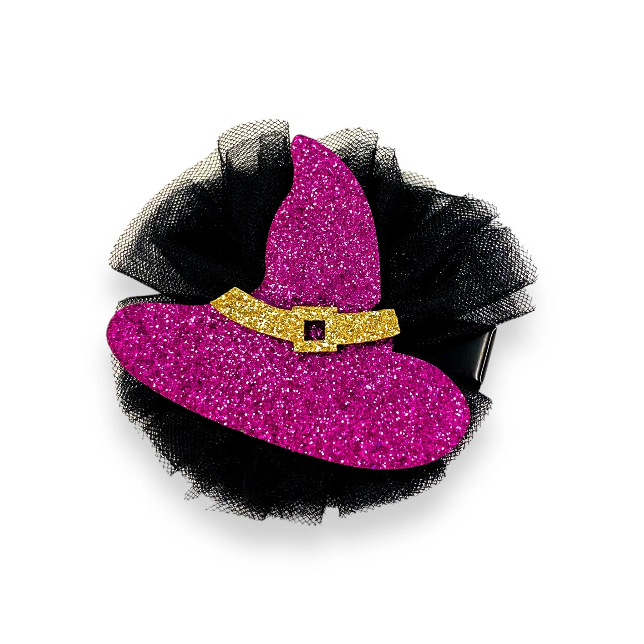 Tulle Witch Hat Clip