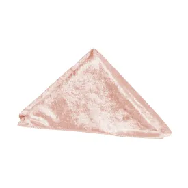 Velvet 20"x20" Linen Napkin - Blush/Rose Gold