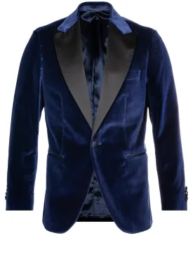 Velvet Jacket Blue